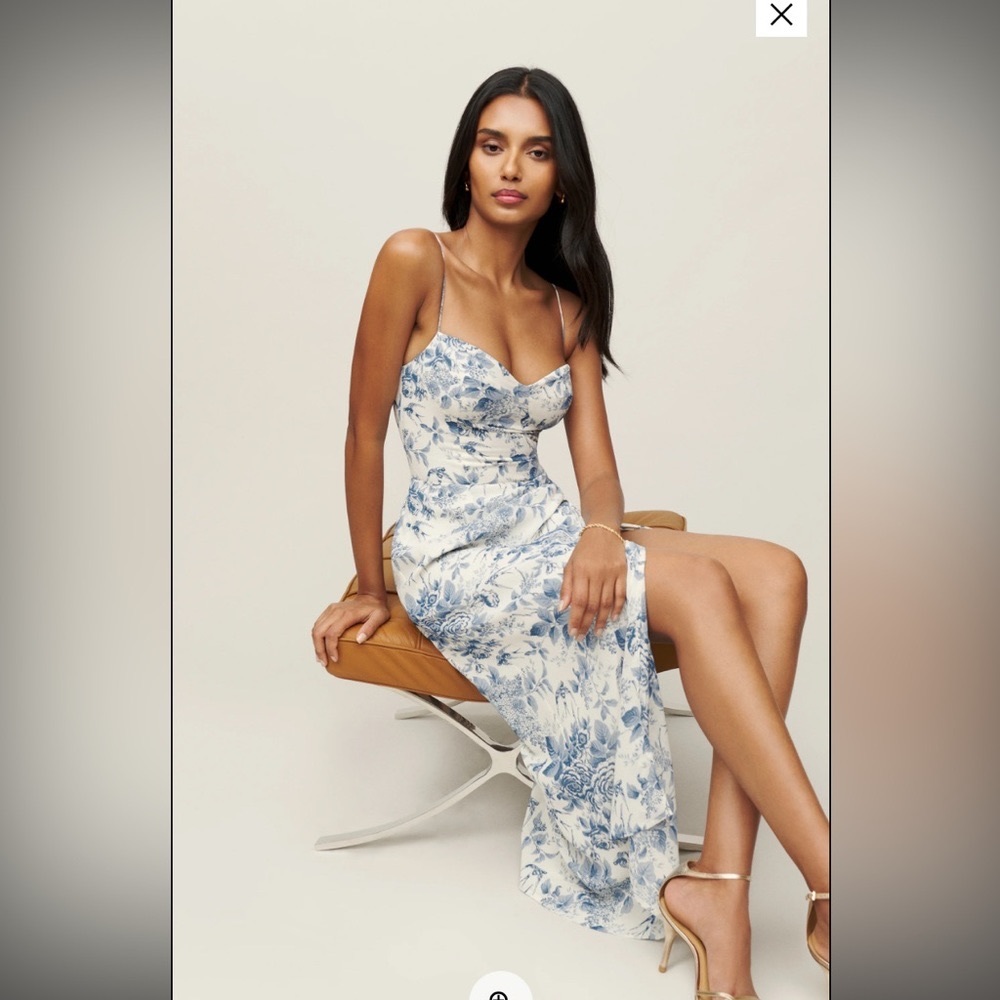 Reformation Kourtney Dress in Pompadour